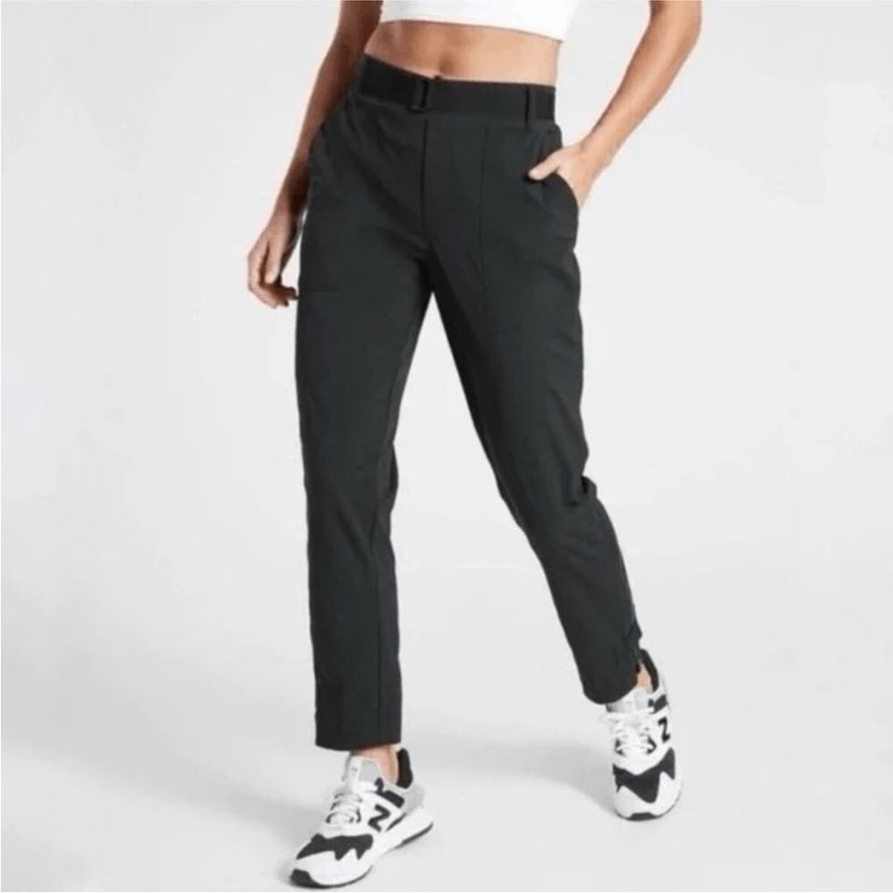 Athleta Trekkie Belted Pant Black Size 0